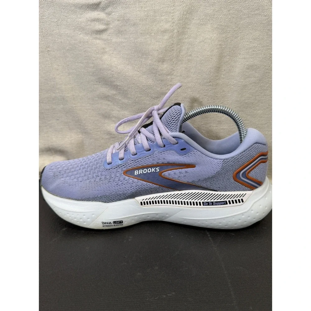 Brooks Glycerin GTS 21 Women 9.5 Purple Running Shoes Support Cushioning Sneaker